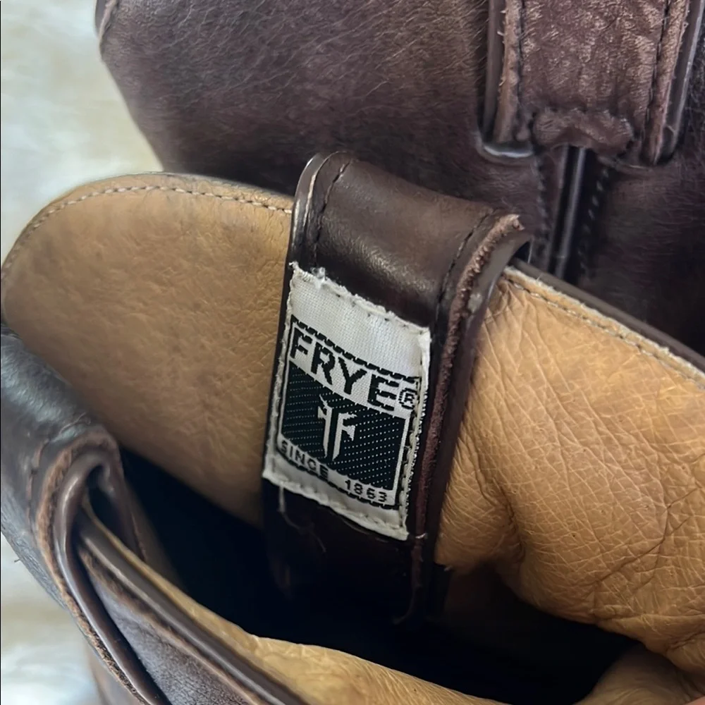 Frye Billy Leather Western Boots 8.5 - Picture 6 of 8